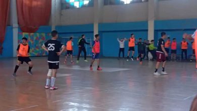 صورة إنتهاء فعاليات البطولة الولائية للرياضة الجماعية المدرسية في كرة اليد.