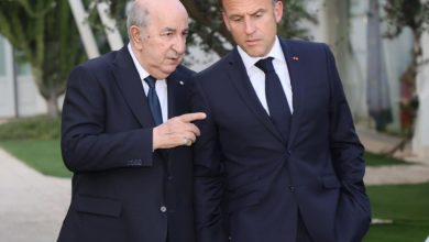 صورة متى يرضى الرئيس تبون على ماكرون؟