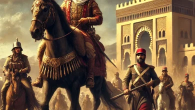 صورة خيانة المخزن للأمير عبد القادر