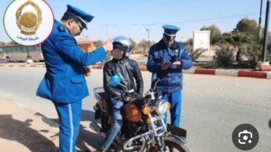 صورة أمن ولاية البيض يشدد الرقابة على الدراجات النارية