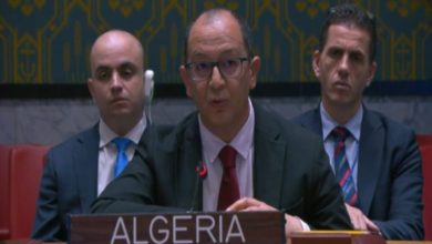صورة الجزائر تدعو لوحدة الليبيين وتدين جرائم الاحتلال في غزة