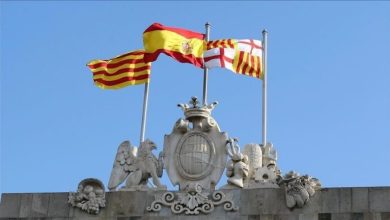 صورة برشلونة تقاطع كيان الاحتلال