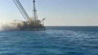 صورة فاجعة بحرية بخليج السويس