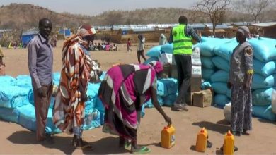 صورة مجاعة تهدد لاجئي السودان