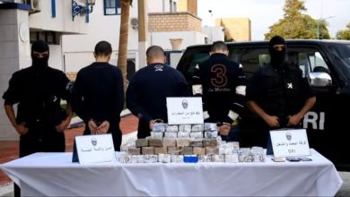 صورة تفكيك شبكة مخدرات وحجز 40 كلغ من الكيف