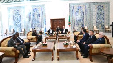 صورة بوغالي يستقبل رئيس الصومال