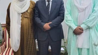 صورة وزير الأشغال العمومية يستقبل عضوي مجلس الأمة عن ولاية جانت