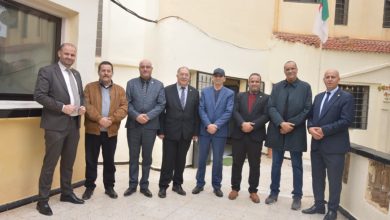 صورة لجنة الثقافة تعاين غليزان