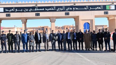 صورة لجنة التجهيز تعاين تندوف