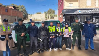 صورة حملة تحسيسية مرورية بتمالوس