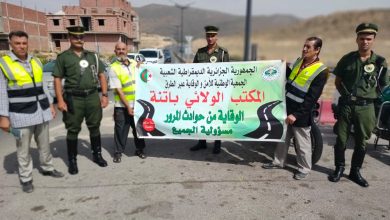 صورة ترسيخ ثقافة السلامة المرورية بباتنة